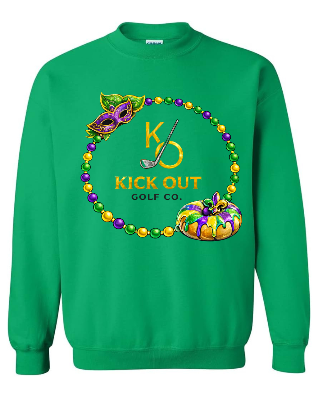 Kick Out Mardi Gras Edition Sweatshirt
