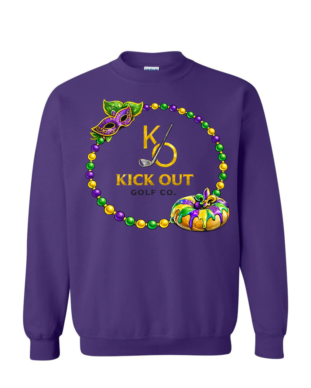 Kick Out Mardi Gras Edition Sweatshirt