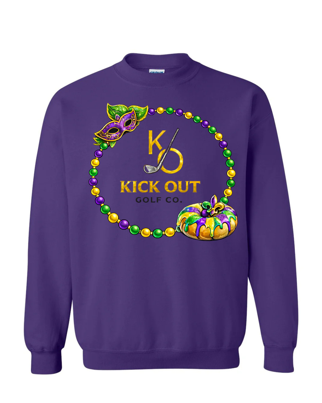 Kick Out Mardi Gras Edition Sweatshirt